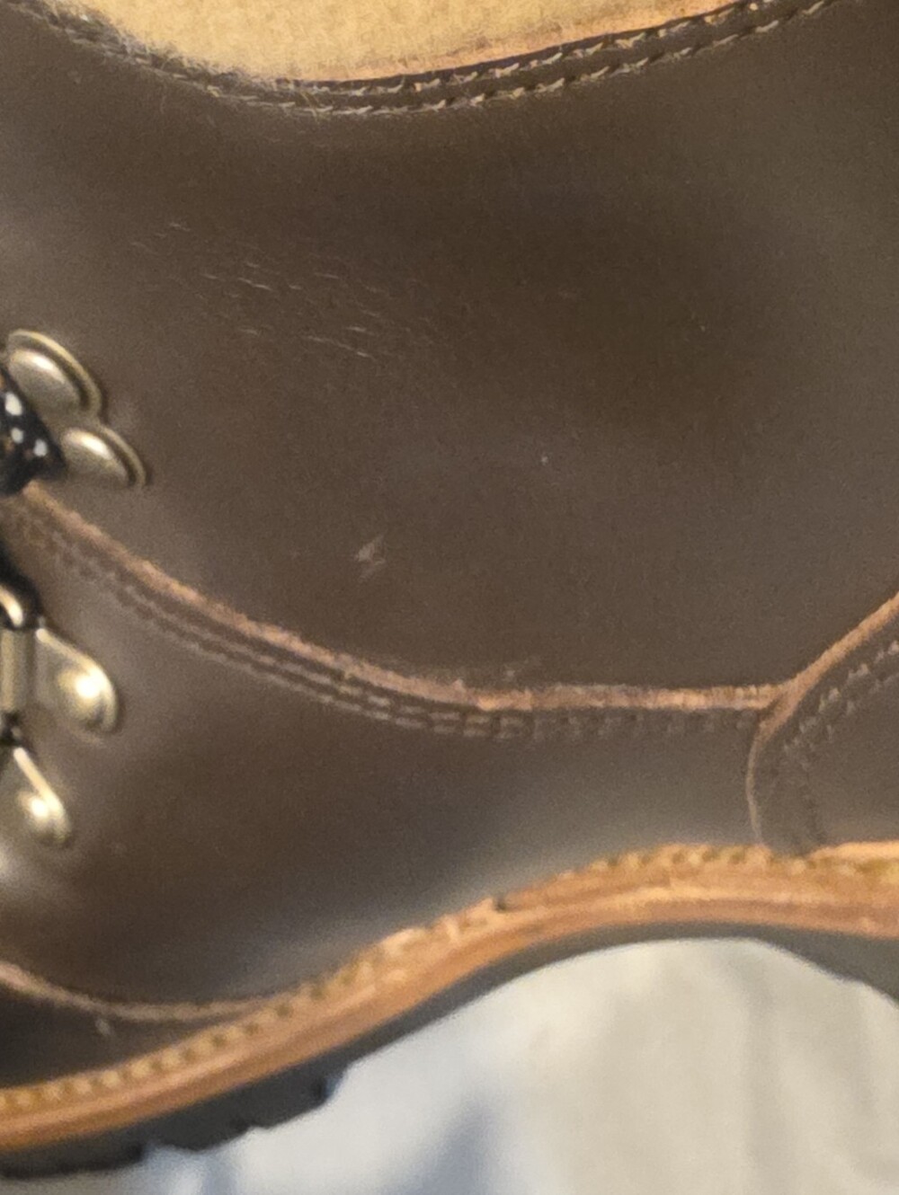 Allen Edmonds Whistler Weather-ready Hiker Boot Dark Brown Men SZ 9 NWOB Defects - Picture 11 of 15